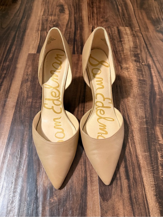 Sam Edelman Shoes - Sam Edelman Pointed-Toe D'Orsay Heels - Nude - 9.5